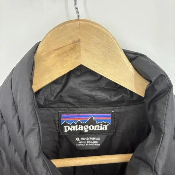 Patagonia Down Sweater Jacket Mens XLarge Insulated Goose Puffer Windproof Flaw - Picture 6 of 10